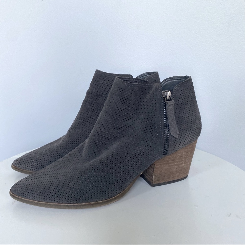 Vince Camuto Nethera Perforated Ankle Booties